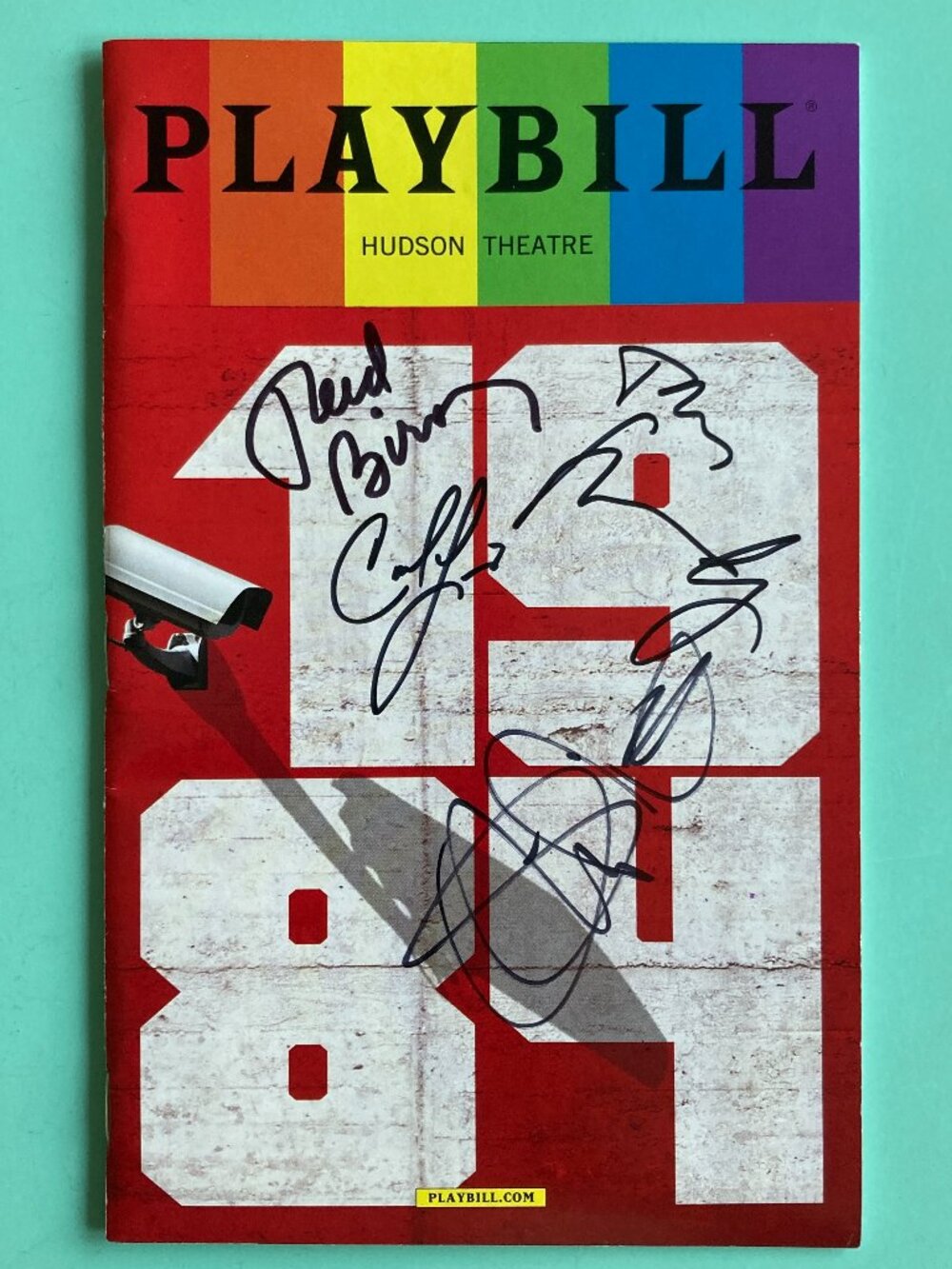 Signed Pride Playbill 1984 Olivia Wilde Tom Sturridge Reed Birney +1 June 2017